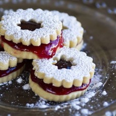 Gluten-Free Linzer Cookies - Raspberry 12 pcs